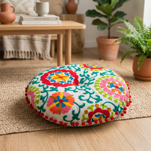 Almohada de sofá bordada multicolor de alta calidad, gran oferta, técnica no tejida para decoración del hogar y uso en hoteles, precios bajos - Product Image 3