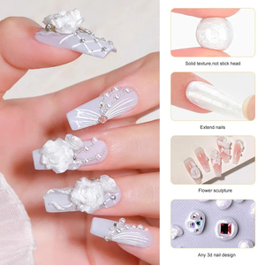 Small Bottle Non-Sticky 3D Shape Squeeze <b>Glue</b> Engraved <b>Modeling</b> Gel UV Gel - Product Image 4