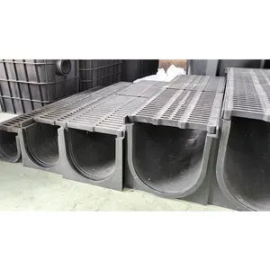 U-type Drainage Channel Rain Water Industrial Or Commercial Grille Plate Trench Cover