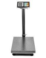 Balance postale pliable de calcul de poids de 600 lb, balance numérique à plate-forme de sol, entrepôt de précision grand courrier d'expédition LB/KG