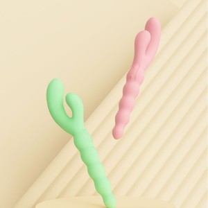 TF004 Anal <b>Silicone</b> Vibrating Beads Pink <b>Liquid</b> <b>Silicone</b> Adult Sex Toy - Product Image 3