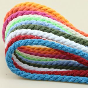 Cordón Trenzado de Poliéster y Algodón de Alta Tenacidad, Ecológico y Lavable, de 6 mm, para Bolsos, Prendas, Zapatos y Textiles para el Hogar - Product Image 1