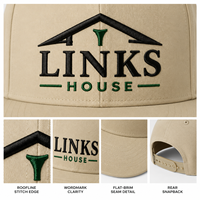 Gorra Snapback Caqui de Lote Pequeño con Visera Plana y Parche Tejido Personalizado, Estilo Premium para Marcas de Estilo de Vida