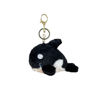Dessin animé Animal famille série Super doux jouets en peluche PP coton rempli méduse homard crabe sac charme