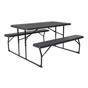 Tavolo da Picnic commerciale panca <span class=keywords><strong>ristorante</strong></span> esterno mobili in metallo da pranzo tavolo e sedia in plastica - Product Image 6