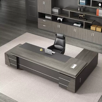 Nuevo Escritorio de Oficina de Diseño Moderno y Lujoso para CEO, Jefe, Gerente, Ejecutivo, Panel de Escritorio, Muebles de Oficina