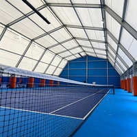 Abri de pickleball robuste et coupe-vent pour parcs sportifs commerciaux en extérieur