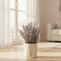 Plantes artificielles modernes en pot pour intérieur, en plastique/PE, écologiques, verdure réaliste pour la maison, le bureau et le jardin (vente en gros)