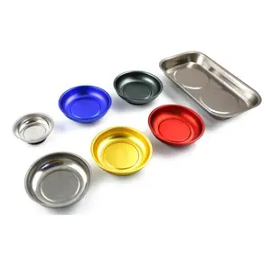 Heavy Gauge 3 Magnetic Tray Magnetic Tool Holder For Automotive Parts Suction Pad Absorb Dish Tools