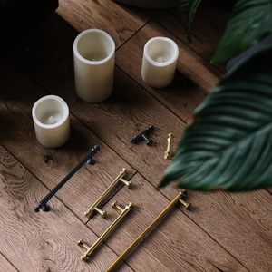 Goo-ki <span class=keywords><strong>5</strong></span> inch (128mm) hiện đại cổ đồng thau Tủ kéo Kẽm hợp kim cổ điển ngăn kéo kéo xử lý 6 gói 9618-gt-128 cho - Product Image 3