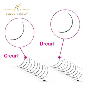 Pinky leem Vente en gros de cils en vison à marque privée, emballage personnalisé à marque privée, extension de cils à ondulation C D - Product Image 6
