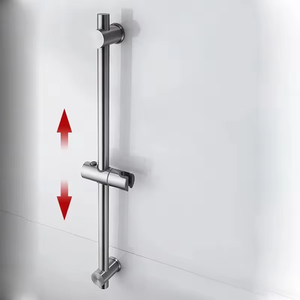 Support de <span class=keywords><strong>douche</strong></span> coulissant en acier inoxydable FSH 304, réglable en hauteur et en angle, pour douchette, finition nickel, accessoires de robinetterie de salle de bain - Product Image 4