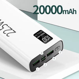 สินค้าขายดีปี 2022 พาวเวอร์แบงค์ พาวเวอร์สเตชั่น จอ LED ชาร์จเร็ว 20000mah PD22.5W - Product Image 4