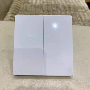 EU UK <strong>Switch</strong> <strong>Push</strong> <strong>Button</strong> Wall Electric Max Current 10A Max 220V ABS PC - Product Image 1