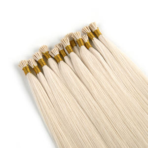 Alta calidad 100% humano 12A ruso <span class=keywords><strong>virgen</strong></span> HairI-Tip extensiones longevidad cutícula alineada, Remy recto sin enredos sin desprendimiento - Product Image 3