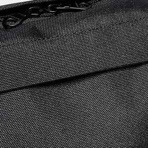 Sac bandoulière unisexe en nylon noir avec logo personnalisé, fermeture éclair, imperméable, pour voyage, hiver, automne - Product Image 3