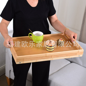 Wholesale of folding bed tables with <b>tablet</b> <b>stands</b>, computer desks, bamboo and wood trays with legs, and export-grade dining - Product Image 4