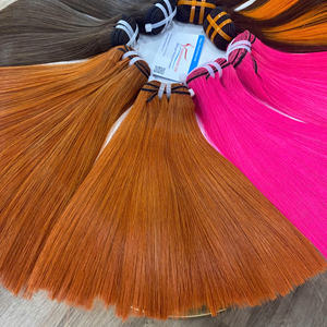 Trama de máquina de extensión de cabello humano recto de hueso de Color vietnamita de alta calidad - Product Image 5