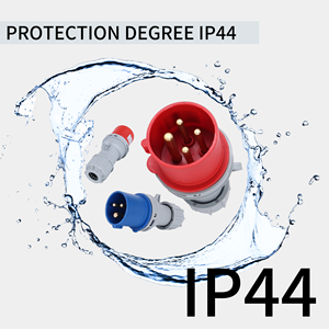 Enchufe Industrial Jordy JD013/JD014/JD015 de 3.ª Generación, 3P/4P/5P, 16A/32A, IP44, Impermeable, de Latón - Product Image 6