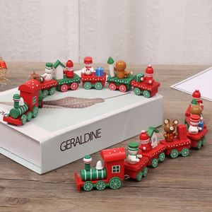 Noël 7 SectioTraiHome DecoratioHandmade WoodeCraftwork Jouets pour enfants - Product Image 4