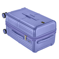 Ensemble de bagages MGB Modern Silent Universal Spinner PC, grande capacité, 30 pouces, serrure TSA, léger, violet, cadeau