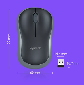 <span class=keywords><strong>Logitech</strong></span> M185 Ratón inalámbrico M185 <span class=keywords><strong>Logitech</strong></span> USB Bluetooth Notebook <span class=keywords><strong>Mouse</strong></span> Oficina Escritorio - Product Image 2
