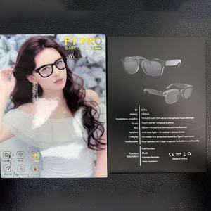 Gafas Inteligentes F1 PRO con IA y Cámara, Grabación de Fotos y Vídeos 800P, Traducción de <span class=keywords><strong>Texto</strong></span> y Voz Multilingüe, <span class=keywords><strong>Audio</strong></span> BT, Cancelación de Ruido ENC - Product Image 3