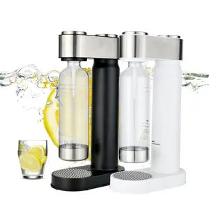 Premium karbonator köpüklü Seltzer su yapıcı BPA ücretsiz PET şişe ile uyumlu 60L CO2 gaz silindiri