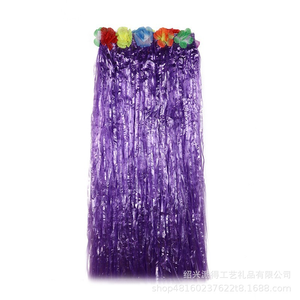 Set per Feste di Carnevale a Doppio Strato, Accessori per Spettacoli, Gonna da Ballo Hawaiana Hula - Product Image 3