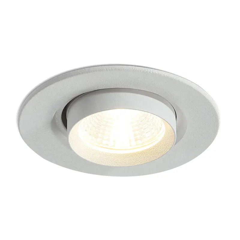 Streç Downlight LED Spot eğilebilir ayarlanabilir Cob Led Spot gömme alüminyum tavan ışığı