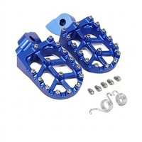 Pedales Anchos Antideslizantes de Aluminio Aeroespacial CNC OEM, Personalizados, Ligeros y con Diseño Hueco para Yamaha Tenere 700 World Raid Adve