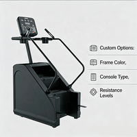 EPsonlove Machine d'escalade intelligente de haute qualité avec charge sans fil, panneau LED, stable, durable, pour fitness aérobie commercial
