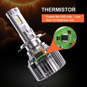 Phare LED GESLLA Sun Design pour <span class=keywords><strong>voiture</strong></span>, ampoule H3 pour Golf Elantra, ajustement universel, phare automobile de haute qualité - Product Image 3