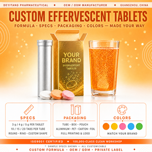 Tabletas Multivitamínicas de Marca Privada OEM, Tableta Efervescente Multivitamínica de 4 g y 1000 mg, Tabletas Multivitamínicas <span class=keywords><strong>Centrum</strong></span> - Product Image 5