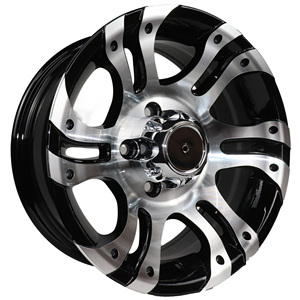ล้อแม็กซ์ HAMMAL ขนาด 14x6.0 นิ้ว ขอบลึก 40 มม. PCD 4x114.3/5x114.3/6x139.7 CB 83.6-110 สีดำหน้าเจียร สำหรับรถยนต์นั่งส่วนบุคคลใหม่ - Product Image 5