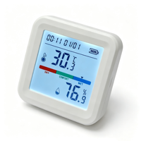 Capteur de température et d'humidité WIFI Tuya, hygromètre, thermomètre, maison intelligente, rétroéclairage, compatible avec Smart Life, assistant Alexa