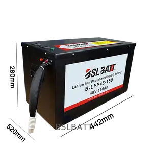 BSLBATT 150ah深循环价格18650 li离子150ah 30ah 200ah 20ah电池lifepo4 48v锂离子电池