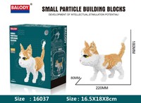 Bloques de construcción educativos para niños, juguete de piezas de bloques de construcción con diseño de gato y mascota, hecho a mano, decoración