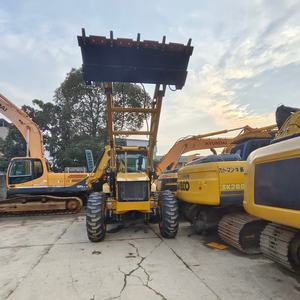 Chargeuse-pelleteuse sur pneus d'occasion JCB 4CX CAT 428F, faible nombre d'heures de fonctionnement, origine Japon, excellent état de fonctionnement, pompe et boîte de vitesses en bon état - Product Image 4