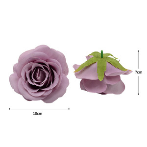 Fleurs artificielles en soie Dongchen Crafts, roses hollandaises, 10 cm, base en soie, pour décoration de mariage, accessoires photo, décoration intérieure - Product Image 5