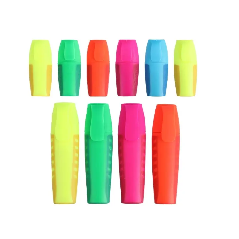 BEIFA Performance Highlighter Pens Discount Stock 12 Colors Highlighter Marker Pen  Chisel Tip Quick Dry