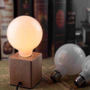 <span class=keywords><strong>Globel</strong></span> G80 G95 G125. Bombilla de filamento LED sin parpadeo de la leche blanca de la bombilla de Edison E26 E27 Base - Product Image 6