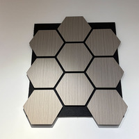 Panneau Acoustique Mural en Feutre Noir Facile à Installer, Absorption Sonore Très Efficace, Panneau MDF Écologique pour Maison, Chambre, Hôpital