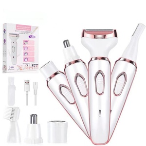 Depiladora Recargable Multifuncional 4 en 1 para Mujer, Depiladora Portátil de Mano, Depiladora de Cejas, Uso Doméstico, Inglés - Product Image 2