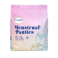 Culottes Menstruelles OEM d'Usine à Puce Anionique, Protection 360° pour l'Hygiène Féminine, Anti-Fuites