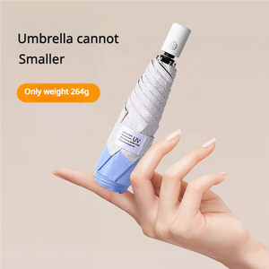 LM-H Ultra léger Triple pli Compact Portable parasol parapluie cristal de glace couleur automatique pongé classique Sunnycan soleil - Product Image 3