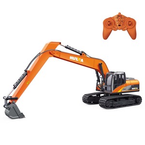 <span class=keywords><strong>Huina</strong></span> <span class=keywords><strong>1551</strong></span> 2.4G 1/14 15 canaux alliage Long bras pelle modèle professionnel moulé sous pression grimpeur pelle camion - Product Image 2