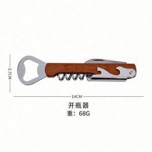 Abridor de Botellas de Vino Multifuncional de Acero Inoxidable ABS Automático de Alta Calidad con Logotipo Personalizado, Diseño Creativo de Cuchillo de Caballito de Mar, Regalo - Product Image 4