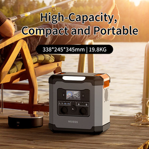Station d'alimentation portable 2000W 1200W 1500W, batterie au lithium, générateur solaire portable avec panneaux solaires - Product Image 3