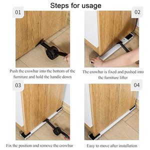 Đế đa năng chống trượt cho giá đỡ tủ lạnh có thể điều chỉnh, giá đỡ máy sấy, ròng rọc có bánh xe, giá đỡ di động đa năng - Product Image 4